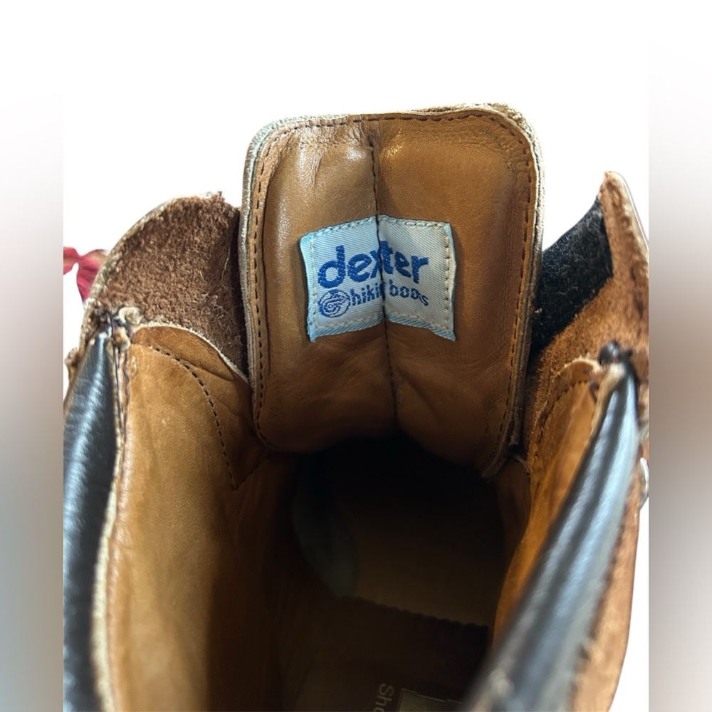 DEXTER Brown Suede Leather Hiking Boots Men’s size 5 1/2 = Women’s size 7 - Picture 5 of 12